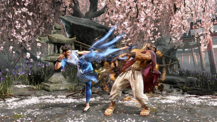 Chun-Li And Ryu Fighting In Street Fighter 6. One Of Capcom's Future Games