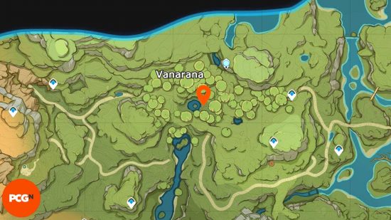 Genshin Impact Phantasmal Seeds locations: Vanarana