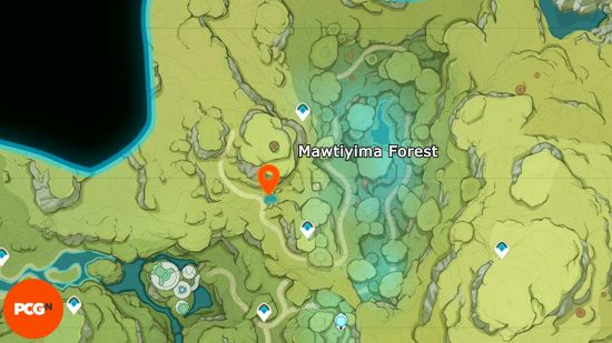Genshin Impact Phantasmal Seeds locations: Mawtiyima Forest