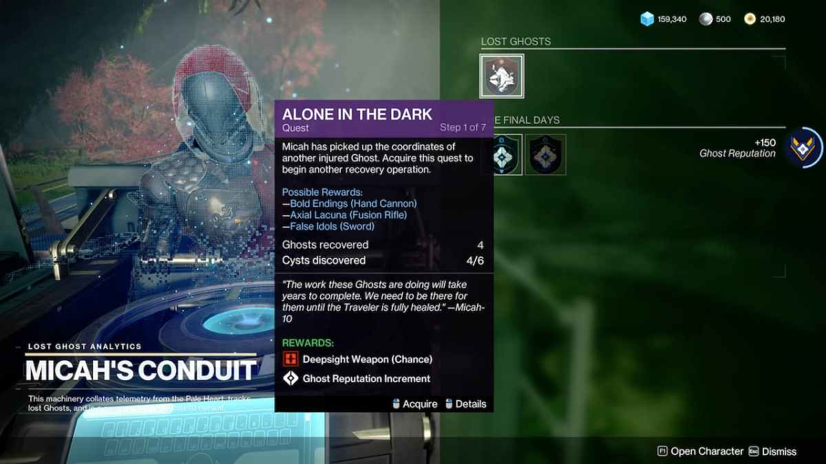 Destiny 2 Alone In The Dark