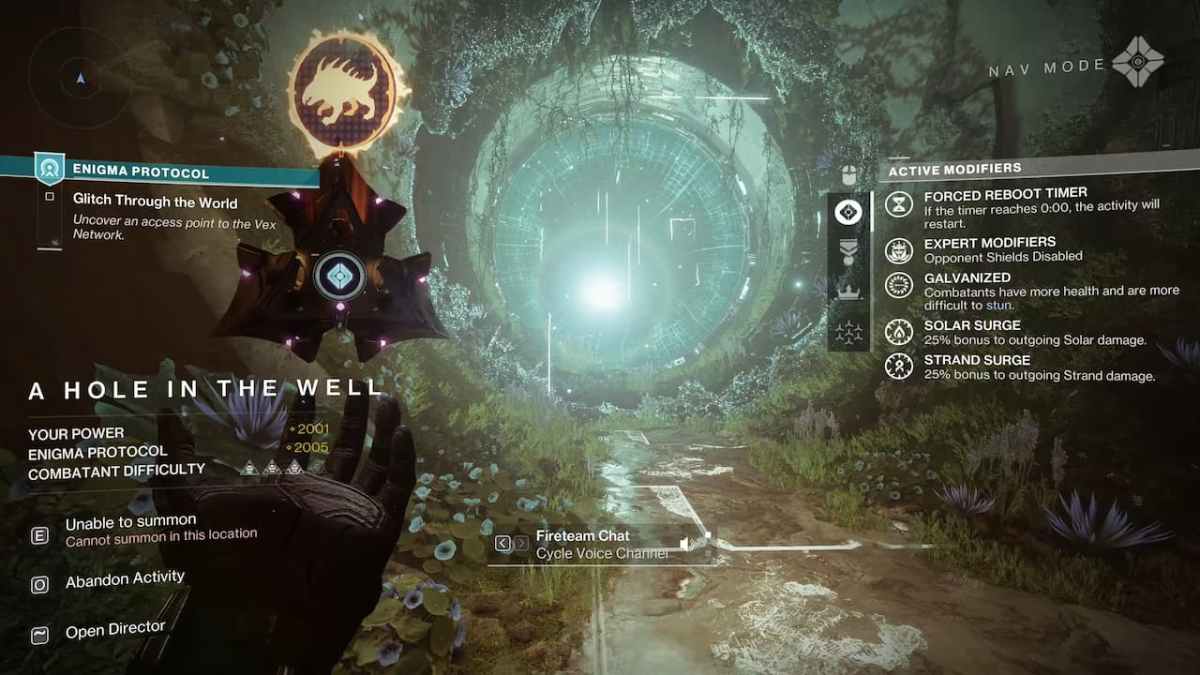 Destiny 2 Enigma Protocol Starting Portal