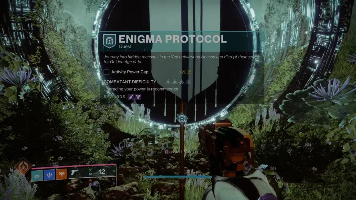 Destiny 2 Enigma Protocol Mission Puzzle Start Secret Mission