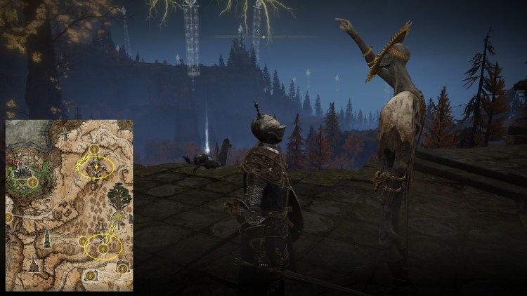 Goldenmask pointing in Elden Ring