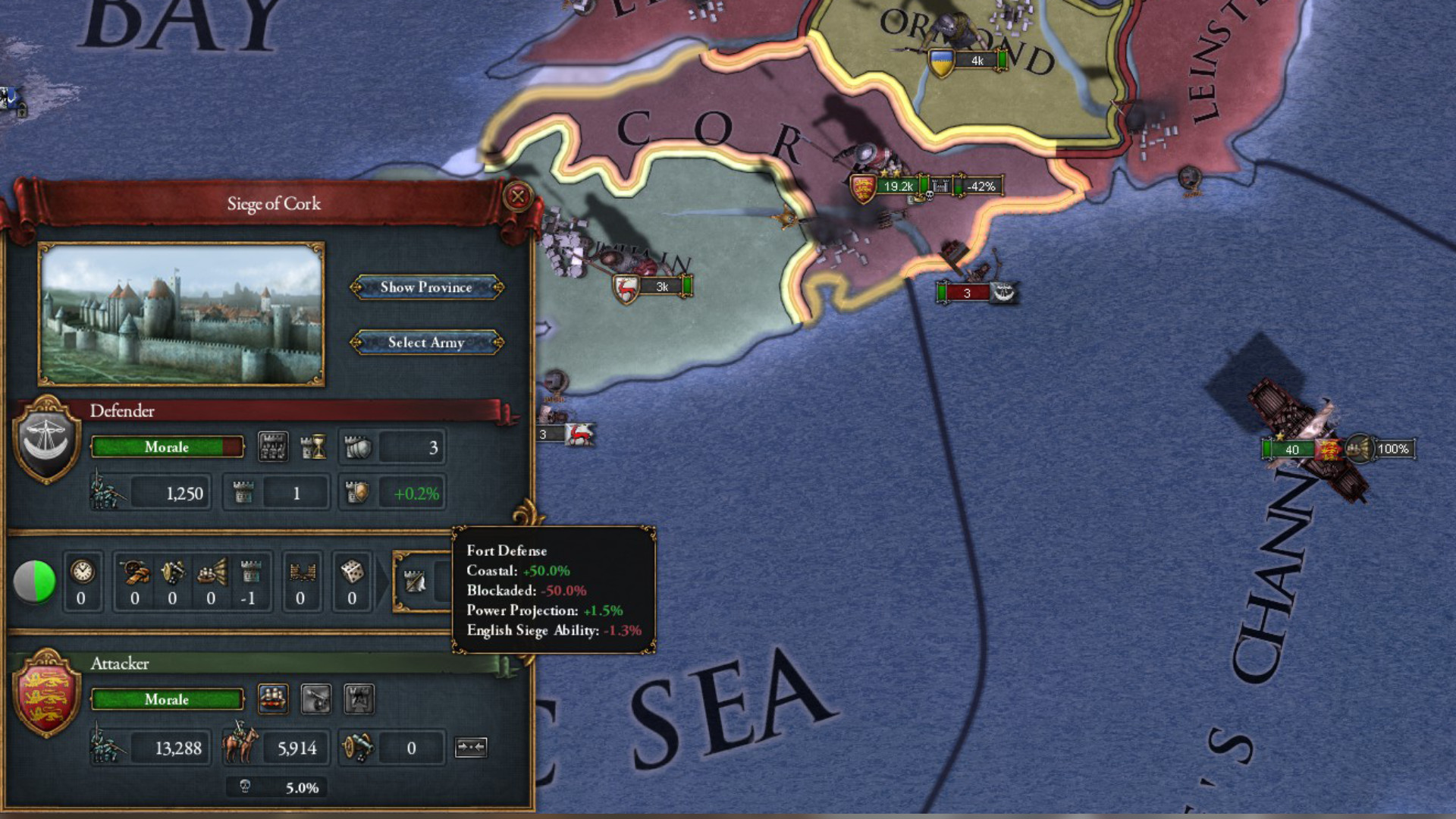 Europa Universalis 4 mod The Rise and Fall of Empires - The new, more defensive, Naval Forts.