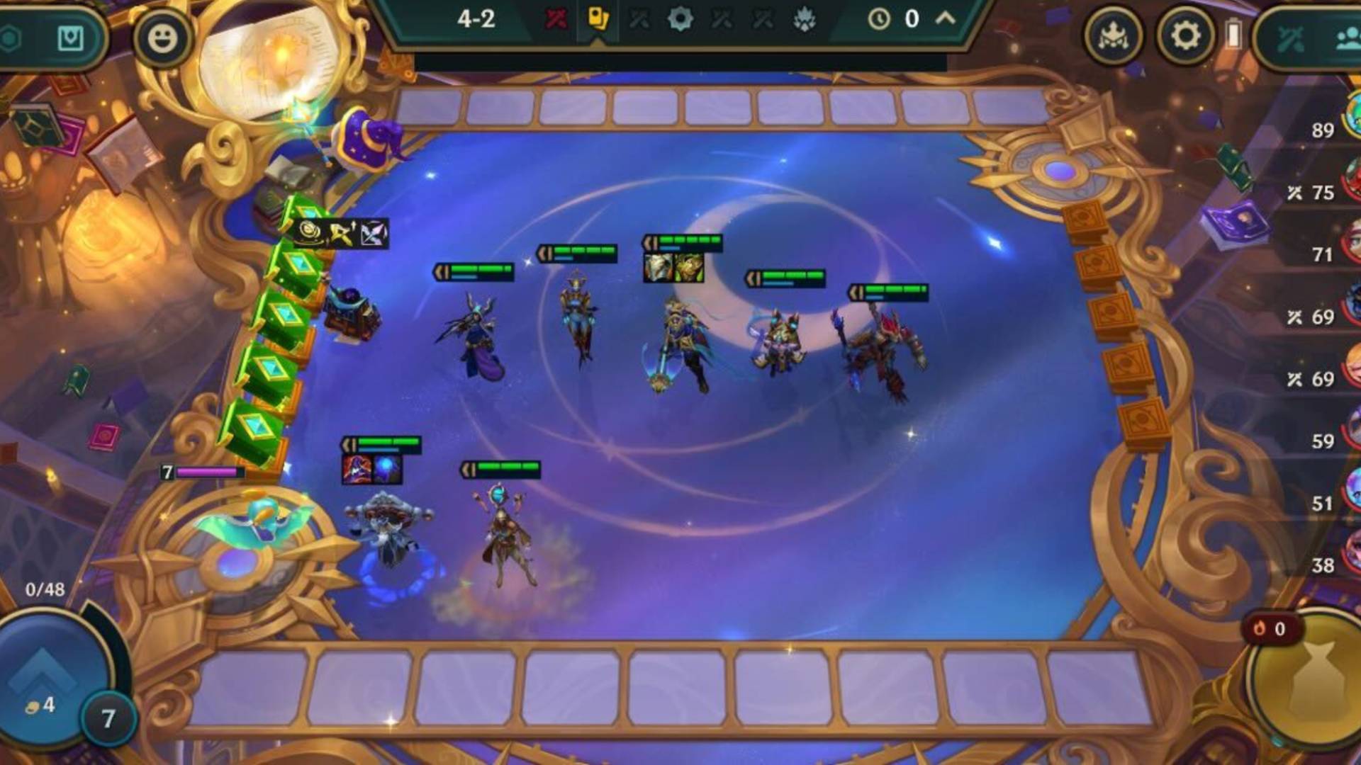 An image of a TFT match from Set 12, Magic n Mayhem