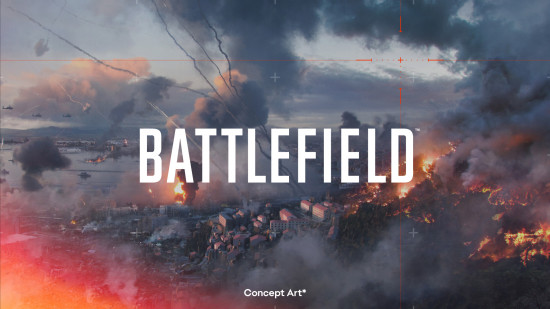 Next Battlefield game concept art which shows a country much like Italy under heavy attack.