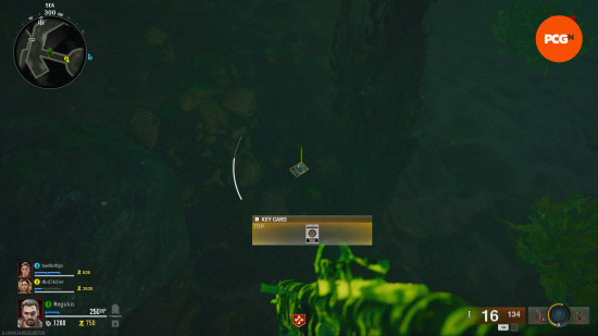 Black Ops 6 Terminus easter egg main quest: the key card on the ocean floor