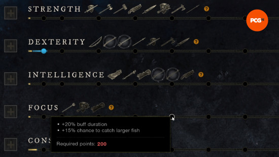 a tooltip showing a bonus from the focus attribute in new world