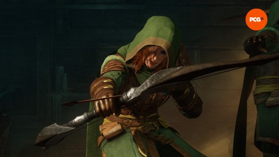 a close up of the ranger archetype in new world