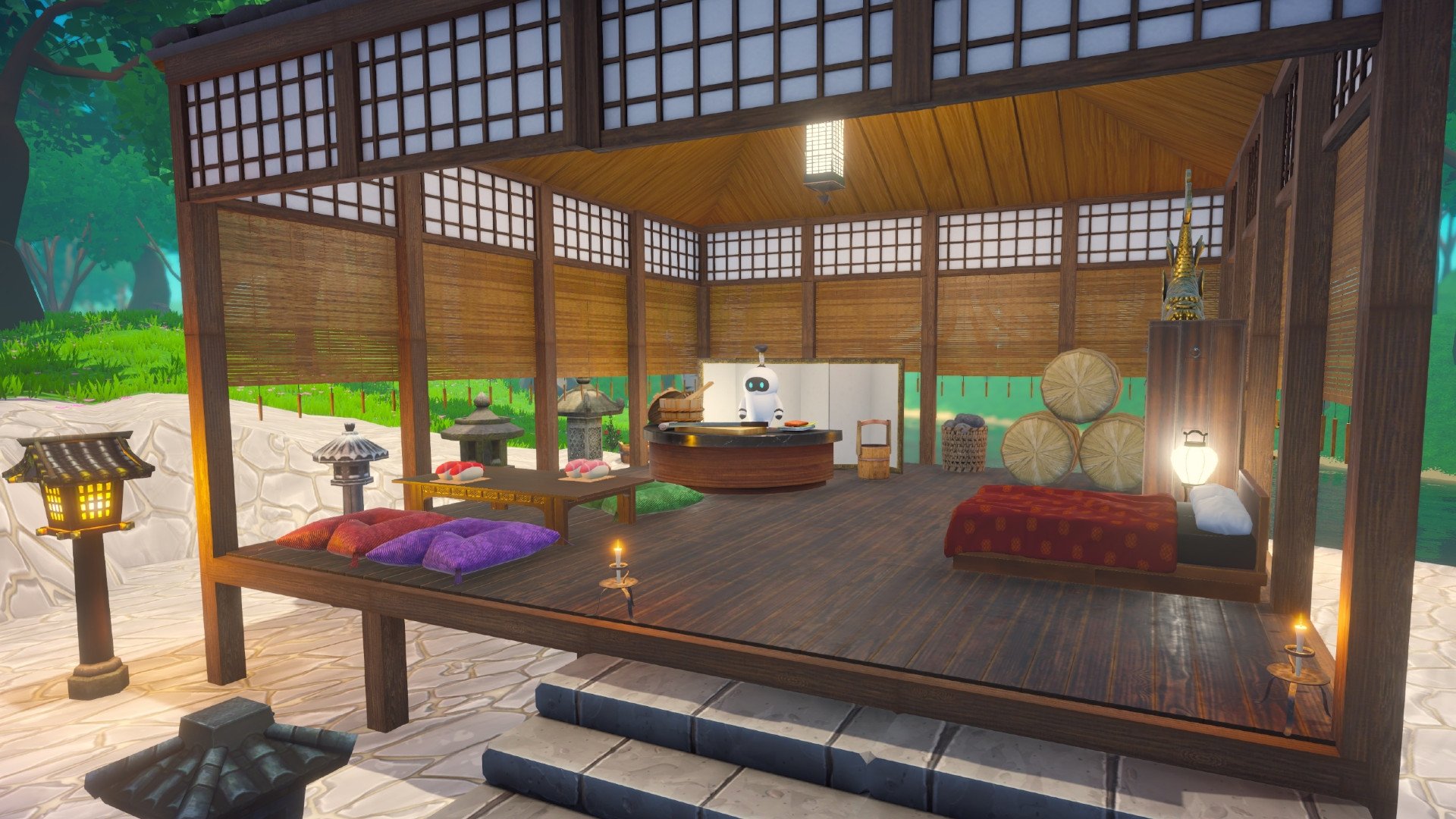 Omega Crafter - New building structures and decor inspired by traditional Japanese designs.