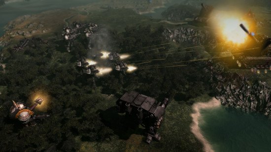 Best 4X games: weapons firing in 40K Gladius Relics of War