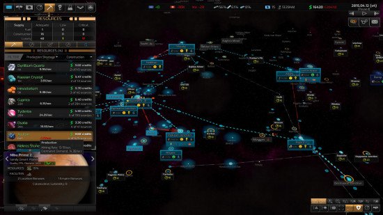 Best 4X games: Nav UI in Distant Worlds 2