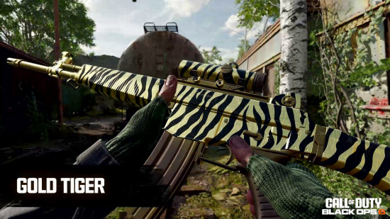 Black Ops 6 camos: Gold Tiger