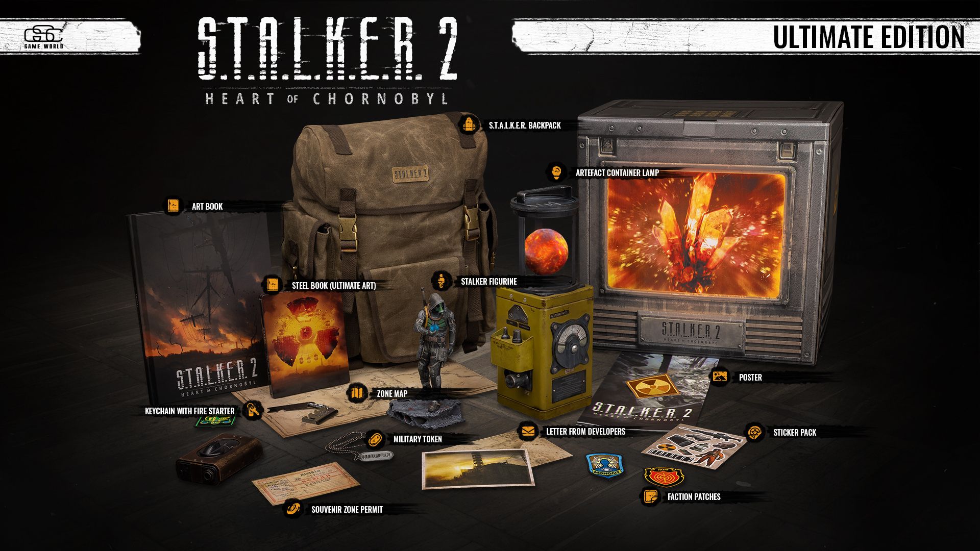 Stalker 2 physical editions: a look at the Stalker 2 ultimate edition, and all the extras you get with it