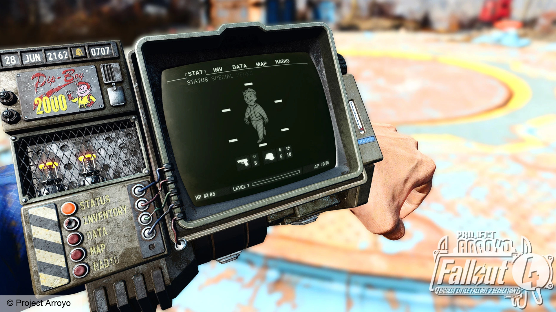 Fallout 4 mod Project Arroyo Pip-Boy